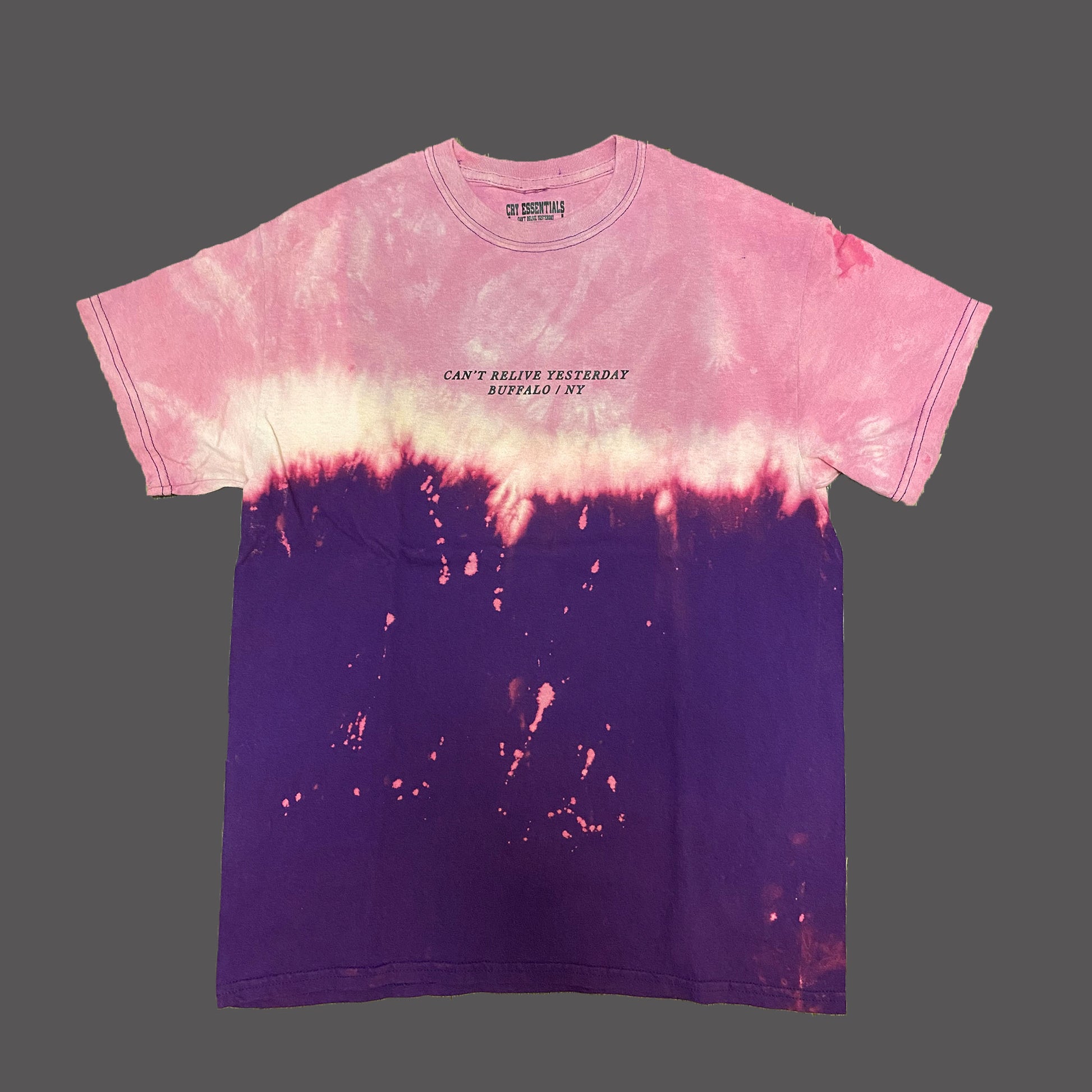 Cry Essentials Purple Custom Tee